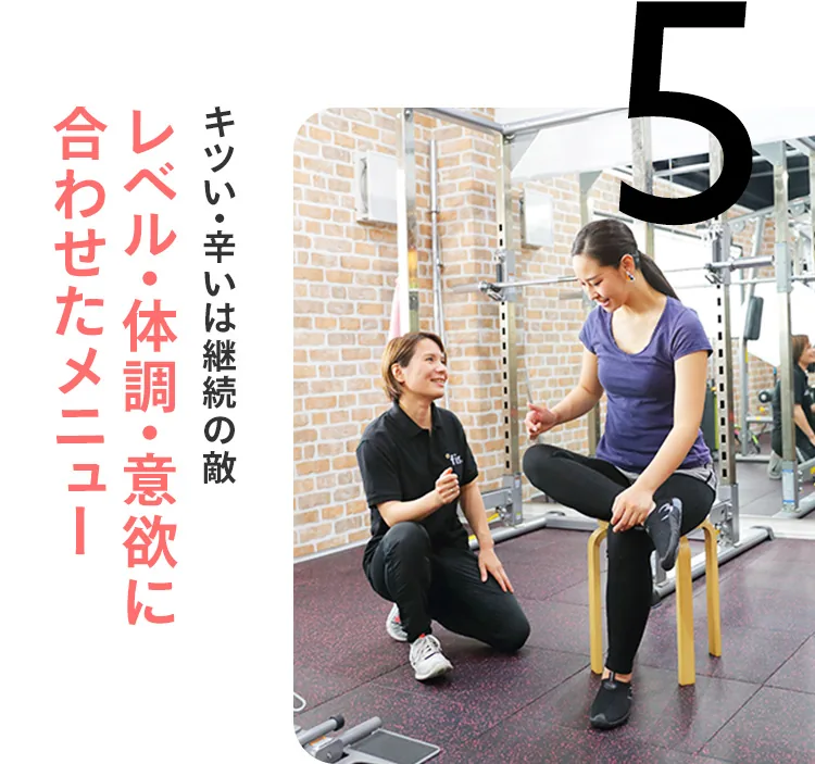 キツい・辛いは継続の敵。レベル・体調・意欲に合わせたメニュー